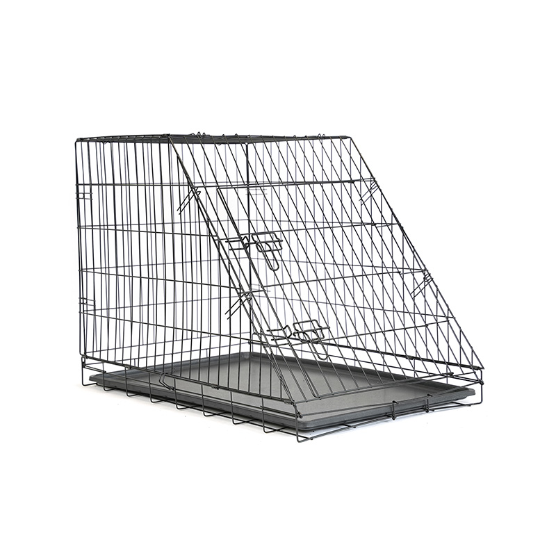 DH016XM-3 Gaiolas para cães de metal inclinadas de 36 polegadas para animais de estimação