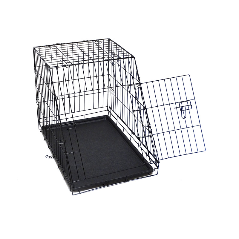 DH016XM-2 Gaiola para cães frontal inclinada de 30 polegadas para animais de estimação