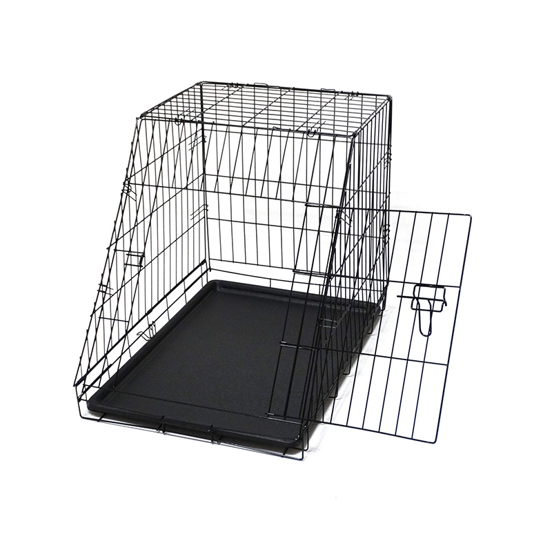 DH016XM-2 Gaiola para cães frontal inclinada de 30 polegadas para animais de estimação