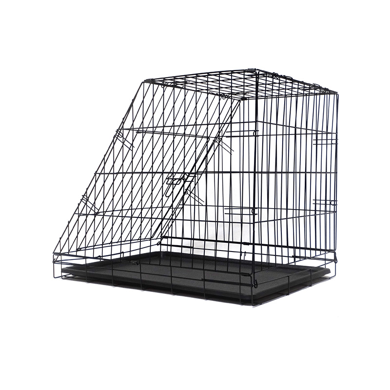 DH016XM-2 Gaiola para cães frontal inclinada de 30 polegadas para animais de estimação